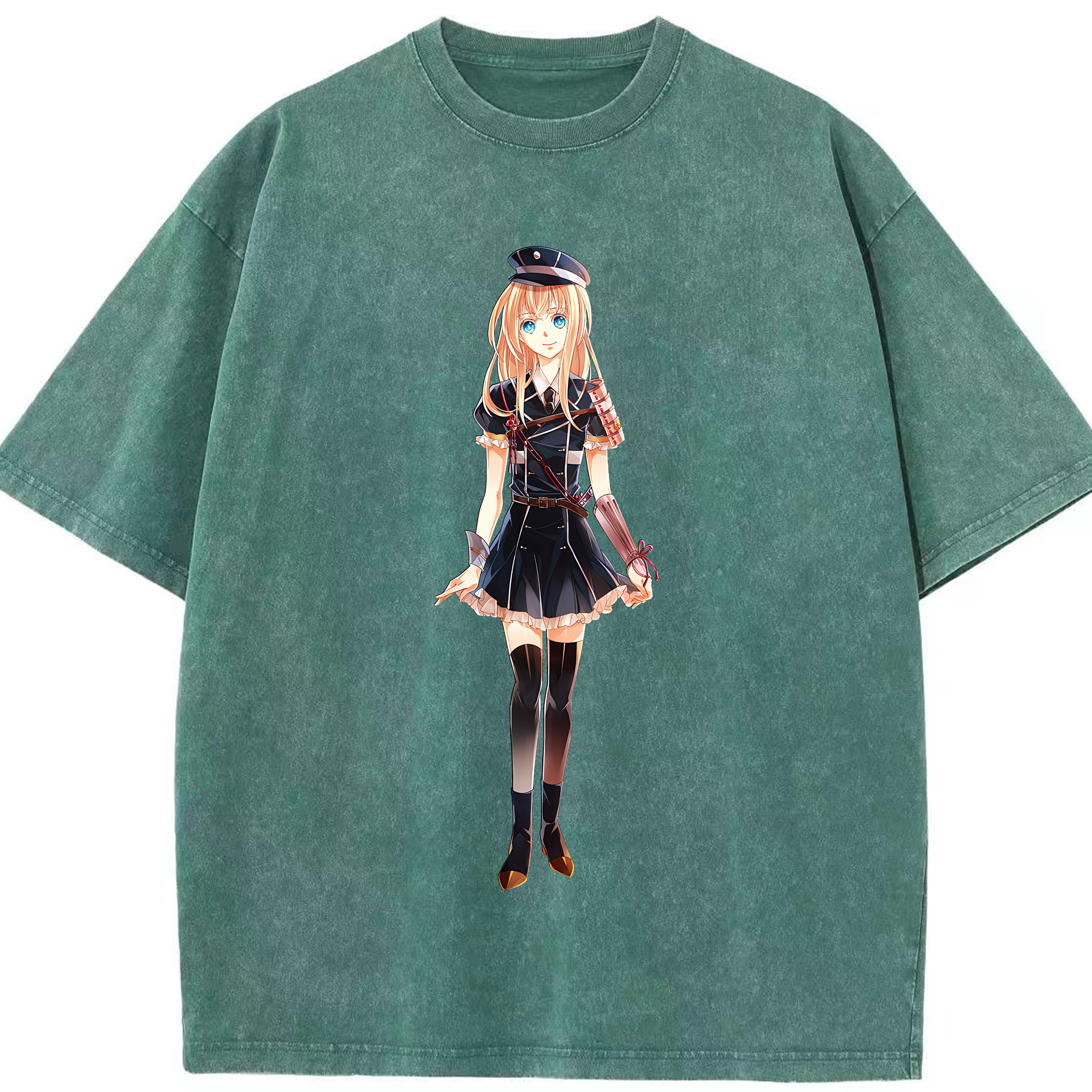 （画像用） 刀剣乱舞 Touken Ranbu 綿100% ヴィンテージ風 半袖Tシャツ（フロントプリント）